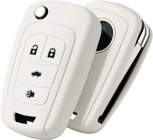 Miniatura 10 de ELOHEI Funda para llavero de Chevy, funda de TPU suave para Chevy Chevrolet Equinox Camaro Cruze Malibu Sonic Volt Park Impala Buick Encore Allure