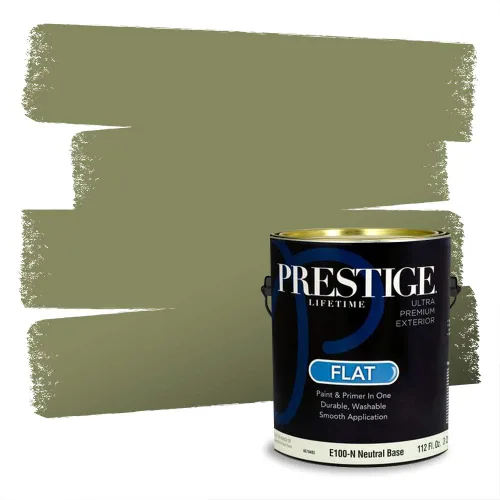 Miniatura 1478 de Prestige Paints - pintura de exterior y pintura de imprimación en una, E100-T-6006-10AVP