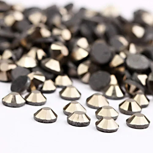 Miniatura 28 de BEADSLAND - Diamantes de imitación de cristal termoadhesivos, piedra cortada a máquina, 1440 unidades/paquete (amarillo limón, SS20/5 mm)
