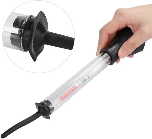 Miniatura 4 de Acouto Hidrómetro de batería, herramienta de hidrómetro de electrolitos de batería, probador de medidor de densidad electrohidráulico de detección