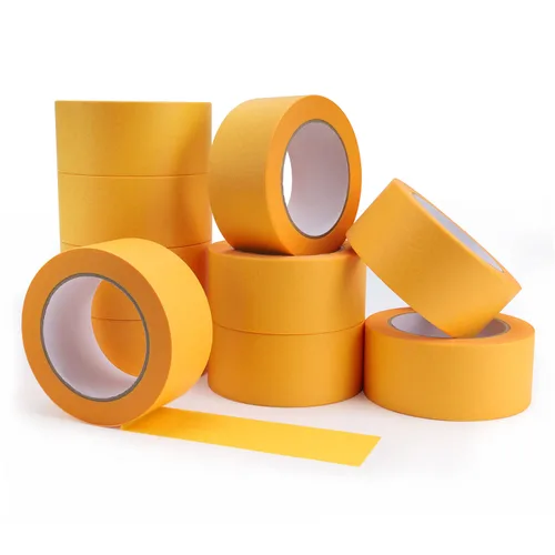 Miniatura 10 de Lichamp Cinta adhesiva amarilla de 2 pulgadas, cinta Washi naranja para manualidades y artes artísticas, pintura, decoración, 1.9 pulgadas x 55