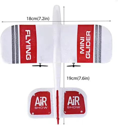 Miniatura 6 de GoolRC KF606 Avión RC, avión de control remoto de 2.4 GHz, avión de ala fija de espuma EPP, RTF listo para volar, modelo de avión deslizante