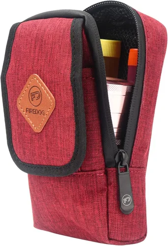 Miniatura 9 de FIREDOG Bolsa a prueba de olores, bolsa a prueba de olores para perro probada Mini bolsas de cruce para almacenamiento de viaje (negro)