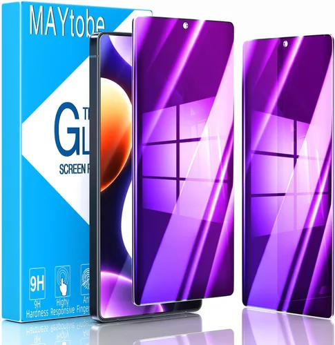 Miniatura 9 de MAYtobe Paquete de 2 protectores de pantalla para Samsung Galaxy Note 10 Plus película de cerámica con bandeja de instalación, fácil instalación