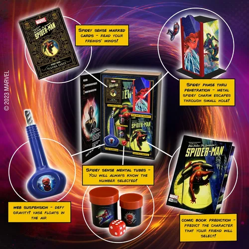 Miniatura 2 de Marvel Spider-Man Magic Set - Más de 100 trucos de superhéroes fáciles de aprender para niños y adultos