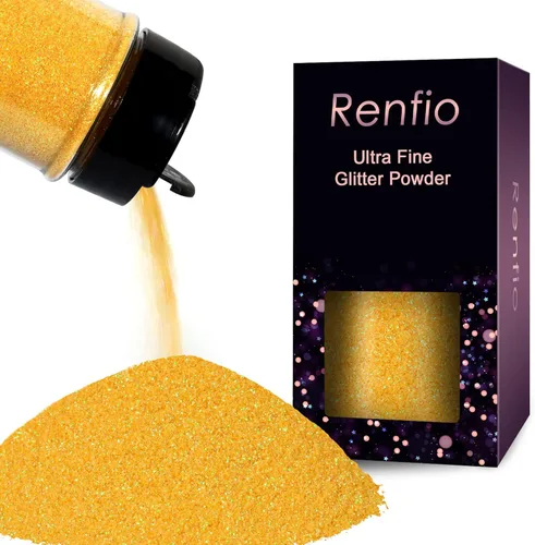 Miniatura 37 de Renfio Polvo de purpurina ultra fina de ópalo con purpurina metálica de 1.75 onzas (1.76 oz), copos de PET para manualidades, lentejuelas de 1/128