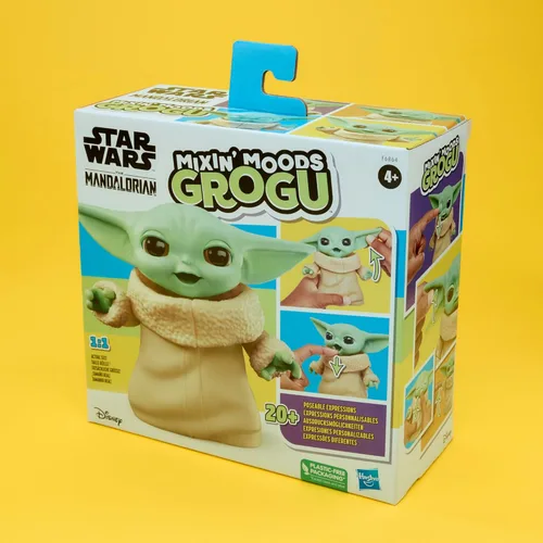 Miniatura 17 de STAR WARS Mixin' Moods Grogu, más de 20 expresiones posables, juguete Grogu de 5 pulgadas de alto, más de 4 años