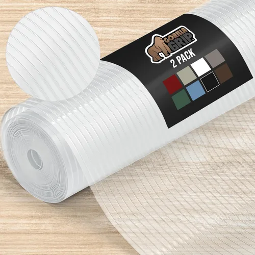 Miniatura 12 de GORILLA GRIP DuraGuard Forro para Estantes, 17.5x20 pulgadas Forros No Adhesivos para Gabinetes de Cocina, Cajones, Estantes, Refrigerador