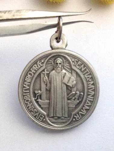 Miniatura 2 de MEDALLA DE SAN BENEDICTO DE NORCIA - MEDALAS DEL PATRON SAINTS - 100 HECHO EN ITALIA