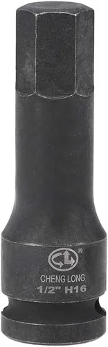 Miniatura 13 de uxcell Broca hexagonal de impacto de 1/2 pulgada x H8 (0.315 in), métrica de 3 pulgadas de longitud, uso de acero CR-MO con destornilladores