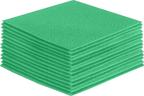 Miniatura 193 de FabricLA Hojas de fieltro acrílico para manualidades, cuadrados de fieltro precortados suaves de 4 x 4 pulgadas (3.9 in x 3.9 in), utiliza hojas