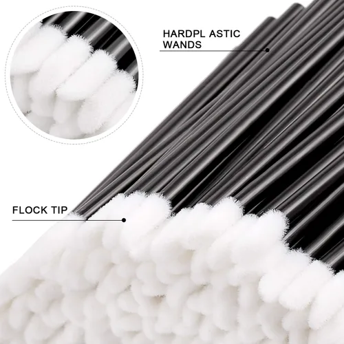 Miniatura 2 de 300pcs cepillos de labios desechables maquillaje cepillo aplicadores de brillo labial varitas kits de herramientas brillo labial brillo de labios
