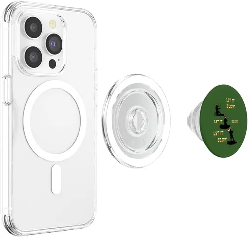 Miniatura 4 de Festive Christmas Seasonal Holiday Kitesurfing 2 PopSockets MagSafe PopGrip for iPhone