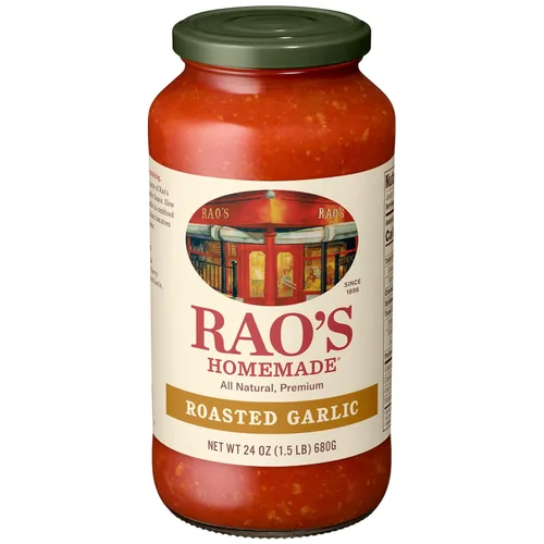 Miniatura 35 de Rao's Homemade Salsa de tomate, Tomate y Albahaca, 24 onzas, salsa versátil para pasta, bajo en carbohidratos, totalmente natural, calidad premium