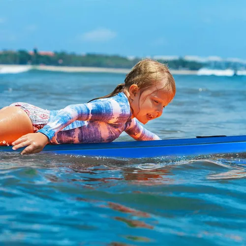Miniatura 6 de IRONMAX - Tabla de surf ligera de 37/41 pulgadas con correa de muñeca, núcleo de EPS, cubierta XPE y parte inferior lisa de polietileno de alta