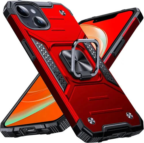 Miniatura 67 de Anqrp Funda resistente para iPhone 6/7/8/SE/SE2 con soporte de anillo mejorado y agarre, grado militar, a prueba de golpes, resistente y robusta