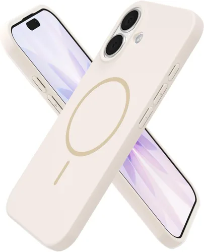 Miniatura 272 de oakxco Funda de silicona Mag Safe para iPhone 17 Pro Max, funda magnética delgada y fina compatible con carga inalámbrica MagSafe, bonita funda Negro