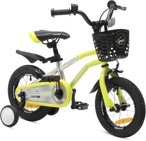 Miniatura 16 de ACEGER Bicicleta para niños de 2 a 10 años, estilo BMX, para niños y niñas de 2 a 10 años, bicicleta para niños de 12, 14 y 16 pulgadas, con ruedas