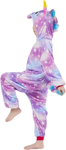 Miniatura 40 de Mameluco de unicornio para pijamas de animales, cosplay, disfraz unisex de Halloween