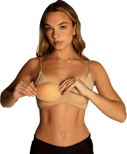 ENVY BODY SHOP Almohadillas de silicona rellenas de silicona para mujer, almohadillas de pecho push-up, traje de baño e inserciones de sujetador