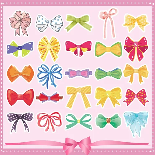Miniatura 2 de 50 calcomanías de lazo de coqueta coloridas, bonitas calcomanías de vinilo con pajarita, calcomanías estéticas impermeables para adultos, mujeres