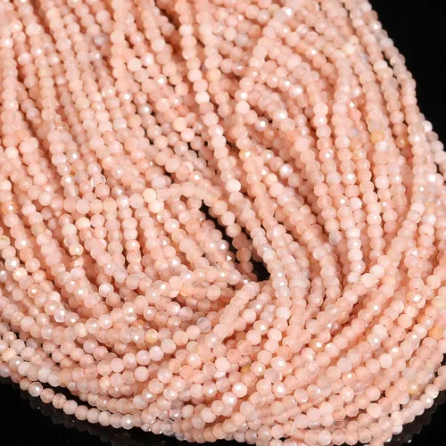 Miniatura 89 de 180 piezas 2mm Cuentas de piedras preciosas de turquesa africana natural facetada redonda suelta para hacer joyas