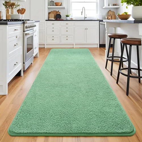 Miniatura 25 de Keeko Alfombras de área de 4 x 6 pies para sala de estar, alfombra suave y moderna de espuma viscoelástica para dormitorio, alfombra