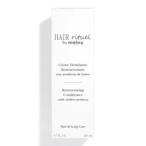 Miniatura 4 de Hair Rituel by Sisley Paris - Acondicionador reestructurante con proteínas de algodón - 6.8 fl oz - Acondicionador desenredante para el cuidado