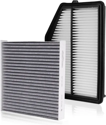 Miniatura 37 de Combo de Filtro de Aire de Cabina y Motor Forccord Compatible con Honda Civic 2016-2025 2026 2.0L, HR-V 2023-2026 2.0L Filtro de Cabina de Carbón