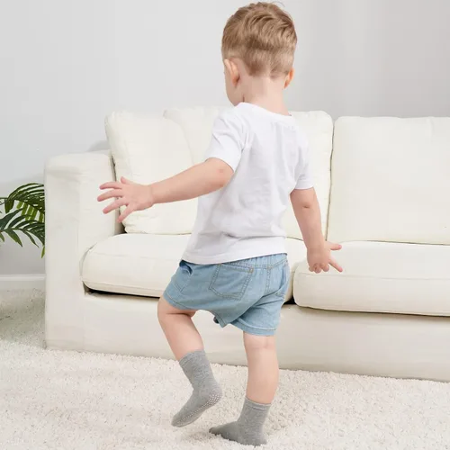 Miniatura 7 de Zaples - Calcetines con suela antideslizante y altura media para bebés, niños y niñas Surtido 12