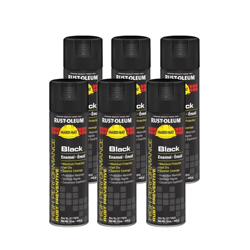 Miniatura 12 de Rust-Oleum V2196838 - Pintura en aerosol de esmalte preventivo de óxido V2100 de alto rendimiento, contenedor de 20 onzas líquidas, relleno de 15