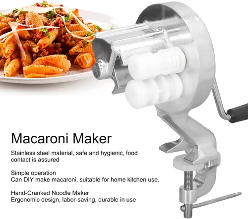 Miniatura 3 de Cavatelli - Máquina para hacer pasta italiana auténtica, máquina portátil de prensado de fideos para el hogar, cocina, restaurante