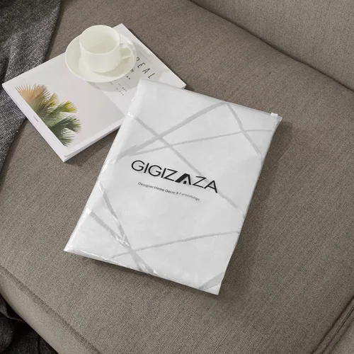 Miniatura 6 de GIGIZAZA Fundas de almohada decorativas de 20 x 20 pulgadas, fundas de almohada gruesas blancas para sofá, juego de 2 almohadas cuadradas de lujo