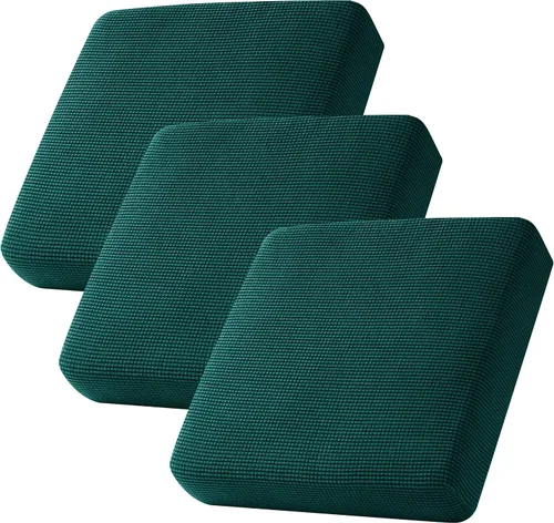 Miniatura 79 de CHUN YI - Funda elástica de cojín para sofá biplaza, funda de asiento de sofá con tela jacquard de elastano (mediana, color marfil blanco)