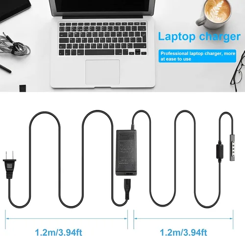 Miniatura 4 de Cargador Surface Pro 1 Pro 2 Pro RT, adaptador de fuente de alimentación de superficie de 43 W, 12 V, 3.58 A, cable de alimentación para Microsoft