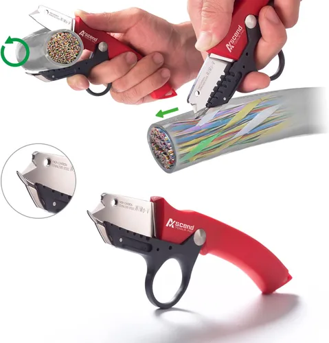 Miniatura 4 de Ascend Tools 6-4/5 pulgadas Pro Cable Aislamiento Chaqueta Eliminación/Cortadora Cuchillo y Herramienta de pelado de Alambre