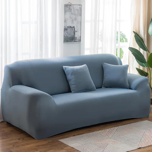 Miniatura 23 de Morbuy Funda súper elástica para sofá, 4 piezas de elastano, funda de sofá modular de color sólido con parte inferior elástica, protector de muebles