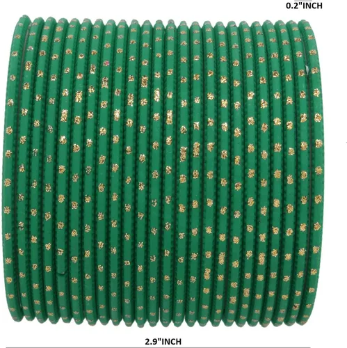 Miniatura 5 de Efulgenz Indian Bangles Set Bollywood Plain Metal Bangle Bracelets Costume Jewelry for Women