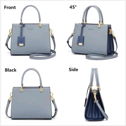 Miniatura 4 de Cnoles Bolsos de mano para mujer, de gran capacidad, bolso de hombro con asa para mujer