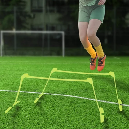 Miniatura 3 de 2 obstáculos de entrenamiento de velocidad, 2 piezas de obstáculos de entrenamiento de fútbol, ayudas de entrenamiento de velocidad, obstáculos
