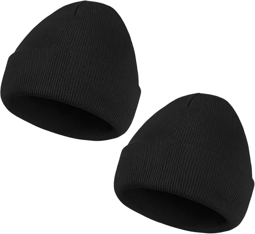 Miniatura 46 de American Trends Gorro para hombre y mujer, gorro de punto suave y lindo con diseño de calavera