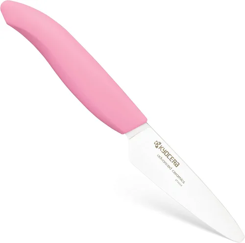 Miniatura 6 de Kyocera Advanced Series, cuchillo de pelar de cerámica, hoja blanca de 3 pulgadas, Amarillo
