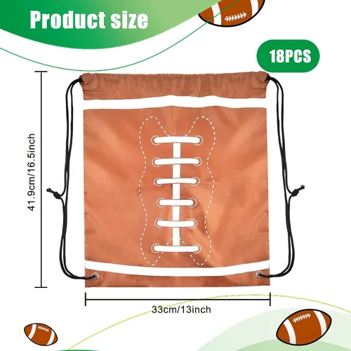 Miniatura 3 de 18 bolsas de fútbol con cordón, mochilas con cordón de fútbol, regalos de fiesta, bolsas de regalos de fútbol para gimnasio, bolsas de recuerdos