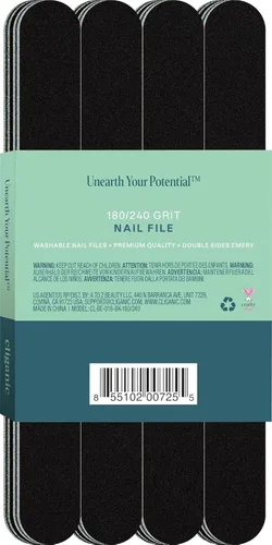 Miniatura 7 de Limas profesionales para uñas (12 unidades), Negro