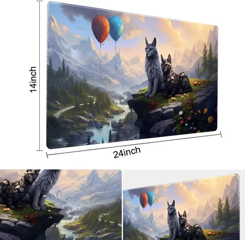 Miniatura 3 de MTG - Tapete de juego de 24 x 14 pulgadas, bolsas de almacenamiento con parte trasera antideslizante, ideal para entusiastas