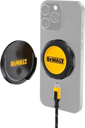 Miniatura 11 de DEWALT Soporte magnético para teléfono para kit de automóvil, cargador inalámbrico resistente, soporte de ventilación, montaje en tablero, soportes