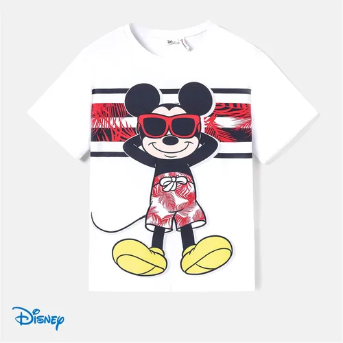 Miniatura 2 de Disney Mickey and Friends - Conjuntos de vestidos de camisola con volantes y camisetas a rayas a juego para vacaciones familiares