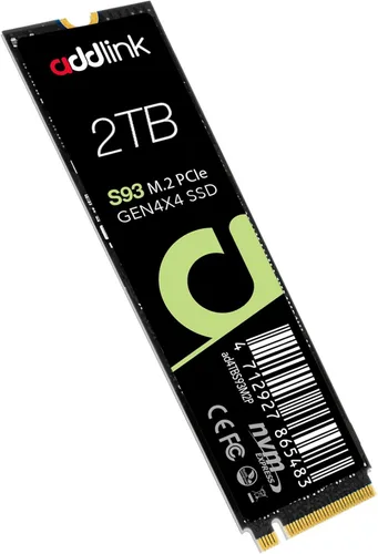 Miniatura 16 de Addlink Expansión de almacenamiento A93 de 4 TB para consola PS5 con disipador de calor, hasta 7400 mb/s, Gen 4 PCIe NVMe m.2 2280, unidad interna