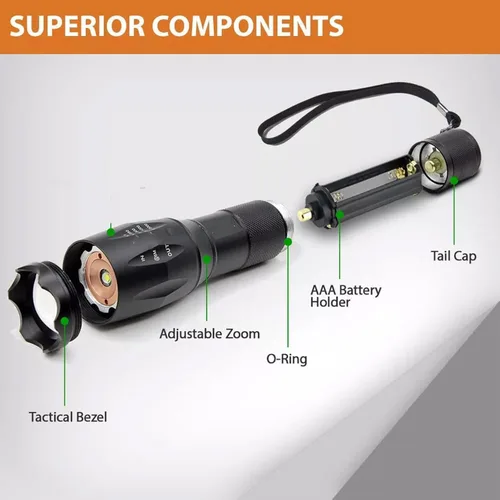 Miniatura 3 de Linterna LED recargable, linterna de 900000 lúmenes