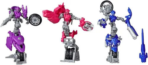 Transformers Toys Studio Series 52, Deluxe, Revenge of The Fallen, Arcee Chromia Elita-1 Figuras de acción 3 por paquete, 4.5 pulgadas